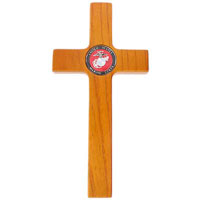 Wooden US Marine Corps Wall Cross, Marine Cross