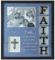 Faith Wood Plaque Photo Frame