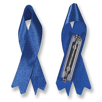 Blank Awareness Ribbon with Bar Pin