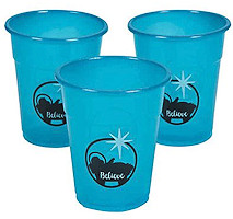 Believe Nativity Disposable Plastic Cups (Pkg of 50)