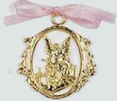 Gold Baby Crib or Stroller Protector Medal