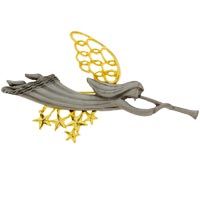 Christmas Trumpeting Angel Brooch