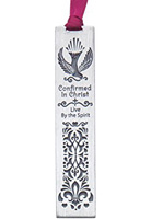 Confirmation Metal Bookmark With Ribbon