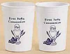 First Holy Communion Party Cups - Plastic
