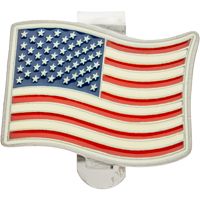 American USA Flag Visor Clip