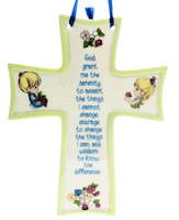 Serenity Prayer Cross, Childrens Wall Cross