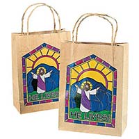  Jesus Christ Resurrection Easter Gift Bags (Pkg of 12)