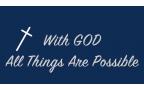With God All Things Are Possible Pen Text