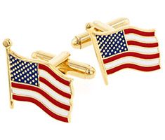 USA American Flag Cufflinks