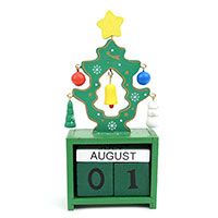 Christmas Tree Wooden Block Calendar