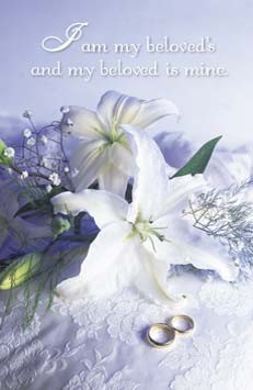 Beloved Wedding Program Covers Pkg Of 100