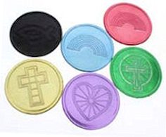 Colors of Faith Christian Tokens - Pk of 144