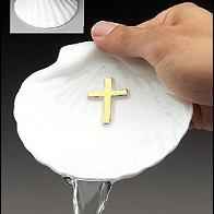 Baptismal Shell White Porcelain Gift