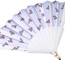 I Love Jesus Foldable Hand Fans