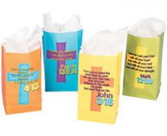 Treat Bags with Bible Verses (Pkg of 12)