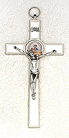 8 inch Enamel First Communion Crucifix Cross