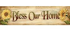 Bless Our Home Wood Plaque