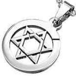 Stainless Steel Star of David Necklace - Jewish Necklace