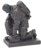 Called to Pray - Firefighter Statue