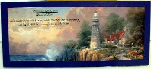 Thomas Kinkade The Light of Peace Plaque