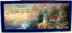 Thomas Kinkade - The Light of Peace - Plaque