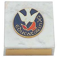 Educator Appreciation Paperweight Gift -Marble