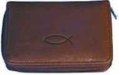 Christian Fish Leather Wallet