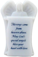 Sculpted Angel Scroll Blessings