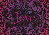 Live And Love Laptop Skin