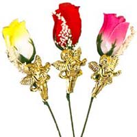 Guardian Angel Single Cloth Roses - Artificial Roses