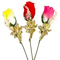 Guardian Angel 7 Inch Rose - Artificial Flower