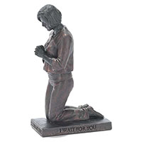 Praying Woman Figurine, Christian Decor