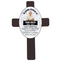 Personalized Memorial Wood Wall Cross