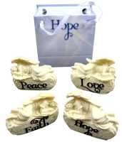 Mini Wisdom Angel Stones in Mini Gift Bags (Set of 4)