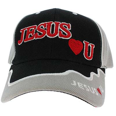 Jesus Loves You Christian Baseball Caps