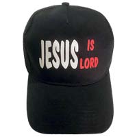 Jesus is Lord Baseball Cap Black