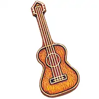 Ukulele Pin - Ukulele Lapel Pin