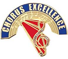 Chorus Excellence Pin