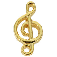 Gold Plated G-Clef Lapel Pin Music