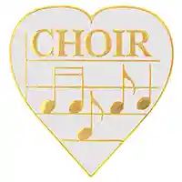 Heart-Shaped Choir Pins - Choir Member Pins