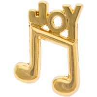 Joy of Music Lapel Pin Gold - Music Lovers