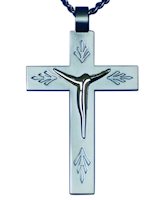 Radiant Christ Pectoral  Cross Necklace