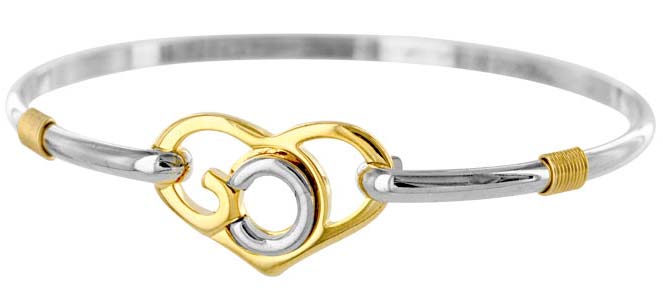 Gods Heart Bracelet Gold Silver