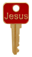 Jesus Is the Key Christian Pin