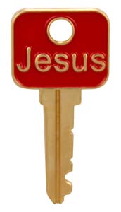 Jesus Is the Key Christian Pin