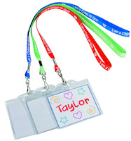 12 School Name Badge Lanyard - Child of God  (Pkg of 12)