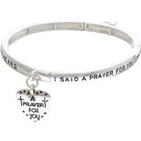 I Said a Prayer For You Today Bracelet with Heart Charm