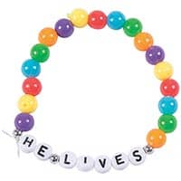 He Lives Beaded Bracelet Craft Kit (Pkg of 12)