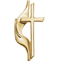 United Methodist 14 Kt Gold Lapel Pin