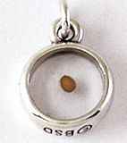 Sterling Silver Mustard Seed Charm